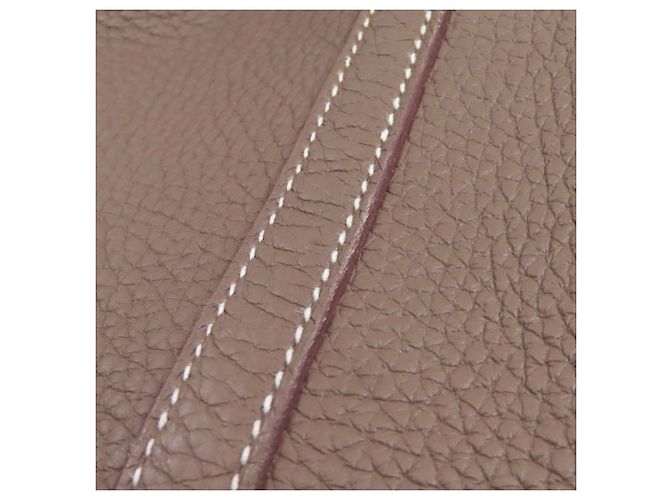 Hermès Picotin Lock MM Handtasche Taupe - Ansicht 11