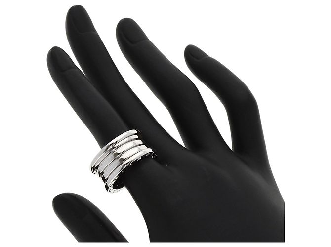 Bulgari Bvlgari B-zero1 4-Band Ring aus 18K Weißgold - Ansicht 5