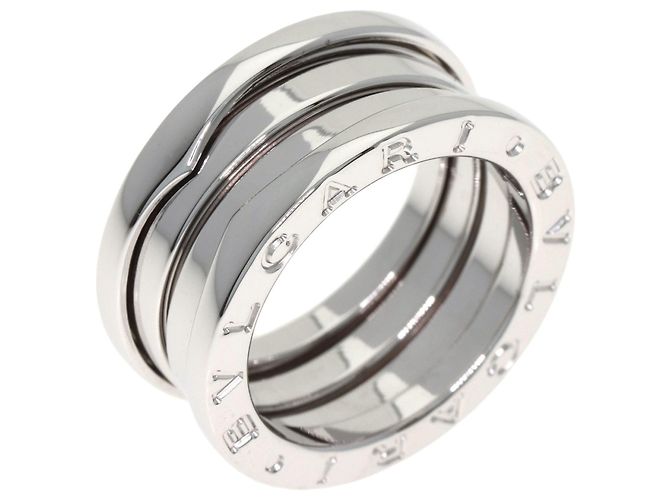 Bulgari Anello Bvlgari B-zero1 3 bande in oro bianco 18K - vista 2