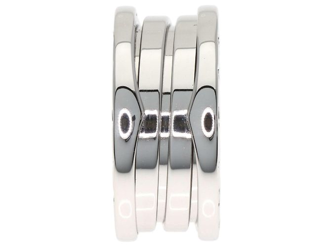 Bulgari Anello Bvlgari B-zero1 3 bande in oro bianco 18K - vista 3