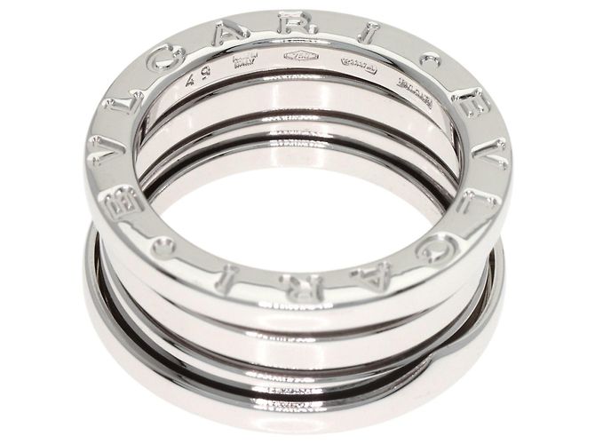 Bulgari Anello Bvlgari B-zero1 3 bande in oro bianco 18K - vista 4