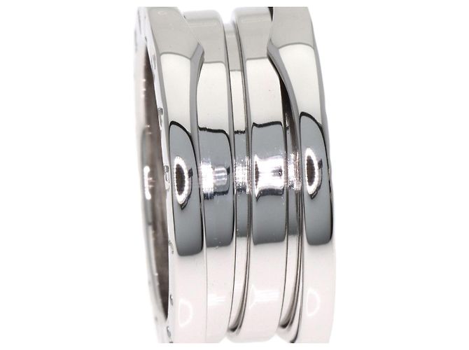 Bulgari Anello Bvlgari B-zero1 3 bande in oro bianco 18K - vista 6