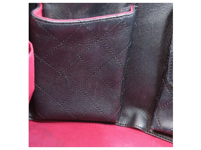 Borsa tote Chanel Matelassé con hardware dorato Nero - vista 12