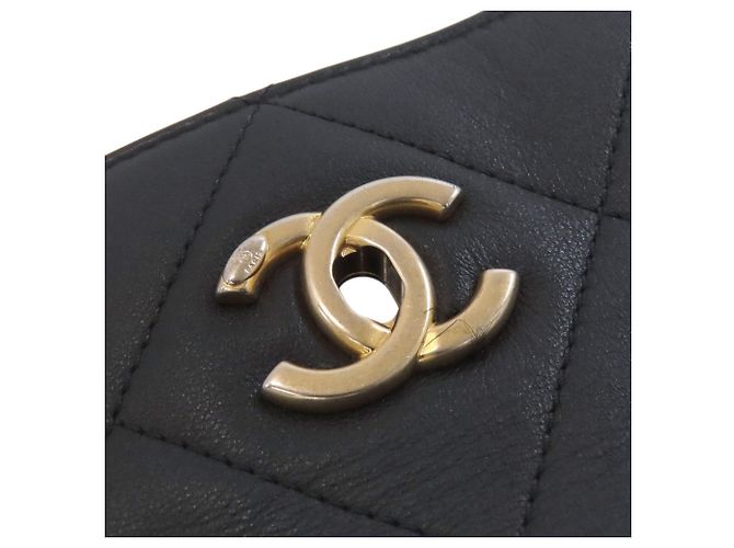 Borsa tote Chanel Matelassé con hardware dorato Nero - vista 21