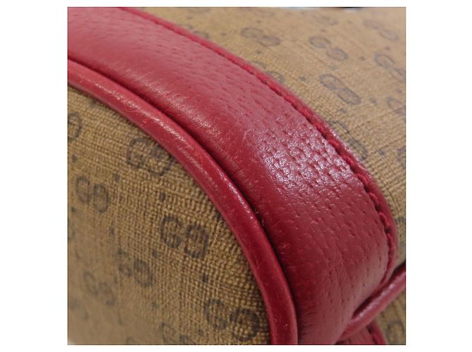 Borsa a spalla con cordino Gucci 647801 Marrone Rosso - vista 20