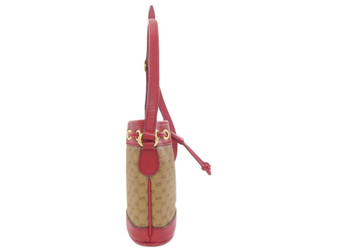 Borsa a spalla con cordino Gucci 647801 Marrone Rosso - vista 3
