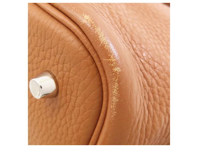Borsa Hermès Picotin Lock MM D'oro - vista 18