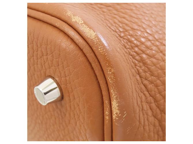 Borsa Hermès Picotin Lock MM D'oro - vista 20