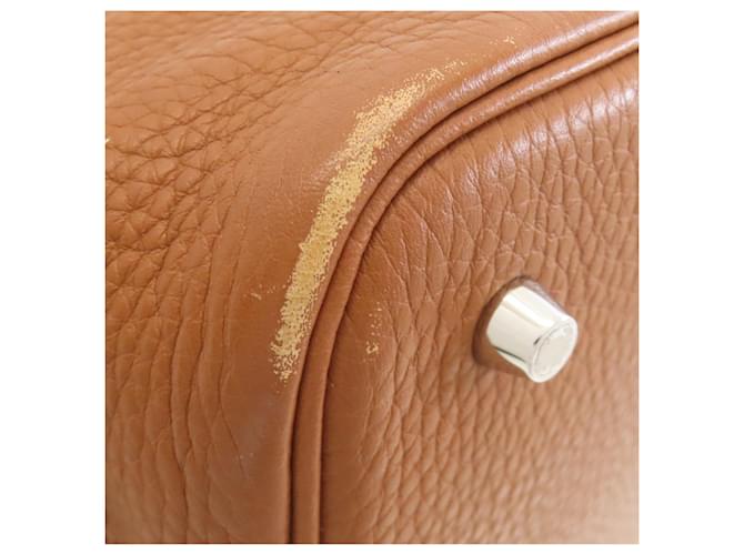 Borsa Hermès Picotin Lock MM D'oro - vista 21