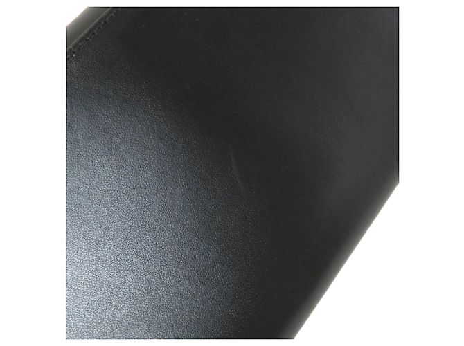 Céline Portafoglio lungo in pelle nera Celine Nero - vista 11