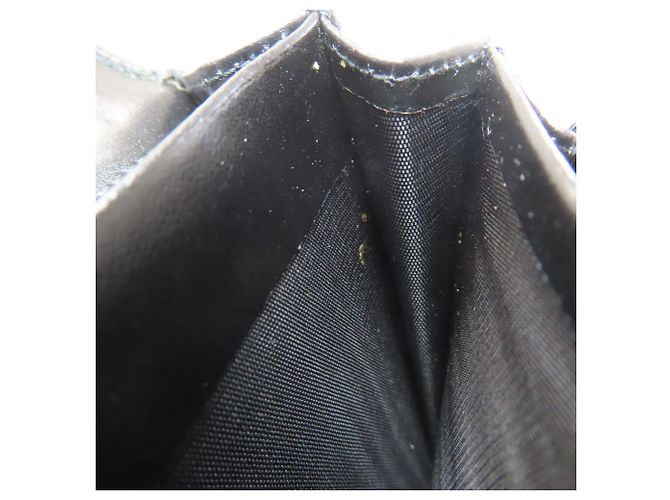 Céline Portafoglio lungo in pelle nera Celine Nero - vista 8