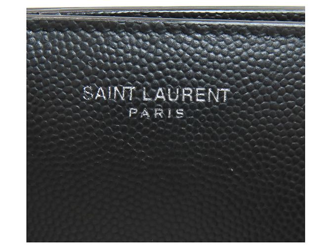 Yves Saint Laurent Langer Geldbeutel Schwarz - Ansicht 8