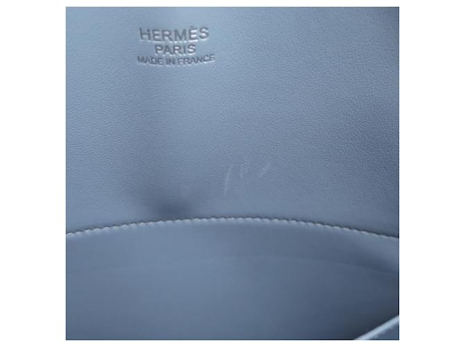 Borsa Hermès Bolide 37 Blu chiaro - vista 10