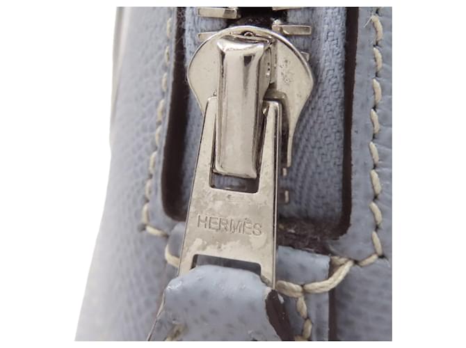 Borsa Hermès Bolide 37 Blu chiaro - vista 18