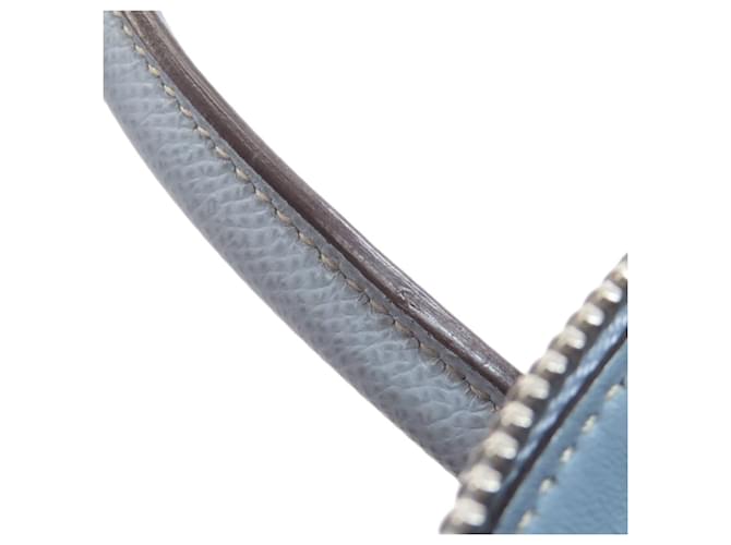 Borsa Hermès Bolide 37 Blu chiaro - vista 20