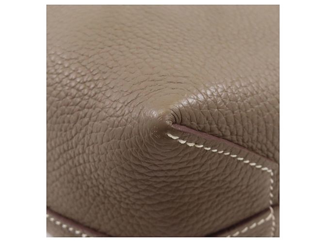 Borsa Tote Hermès Cabas Serie 31 Etoupe Taupe - vista 14