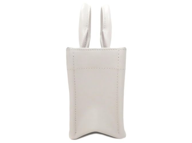 Borsa Tote Mini Macro Cannage Book Christian Dior Marrone Bianco - vista 3