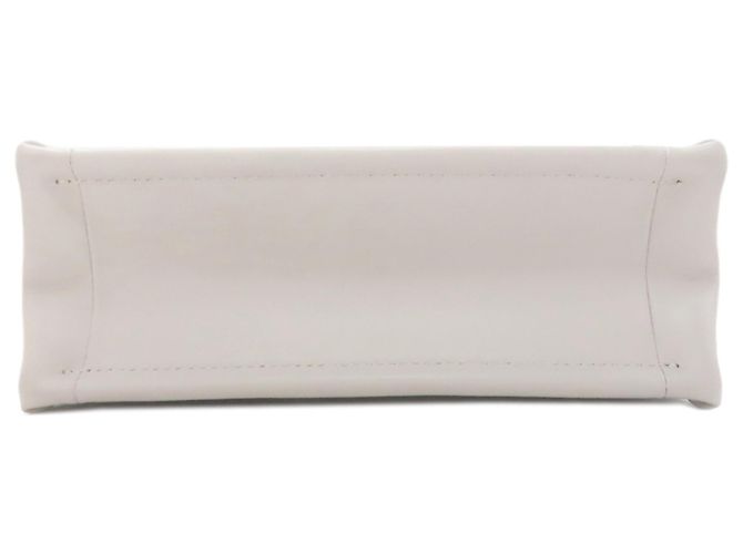 Borsa Tote Mini Macro Cannage Book Christian Dior Marrone Bianco - vista 4