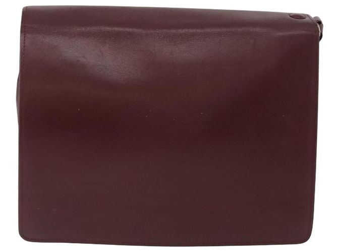 Clutch Cartier Must de Cartier in pelle Bordò - vista 2