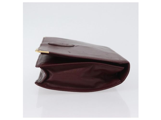 Clutch Cartier Must de Cartier in pelle Bordò - vista 3