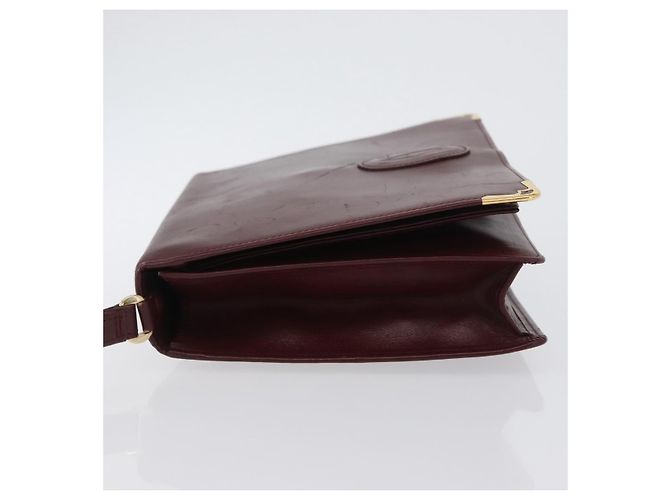 Clutch Cartier Must de Cartier in pelle Bordò - vista 4
