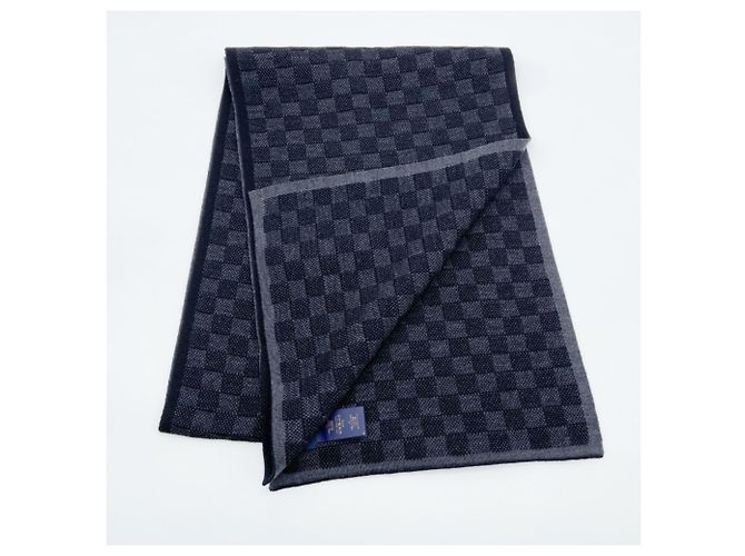 Sciarpa Louis Vuitton Neo Petit Damier Nero - vista 2