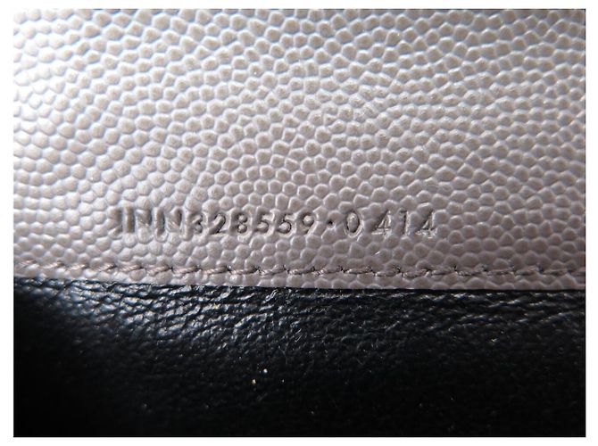 NUOVA POCHETTE DA VIAGGIO SAINT LAURENT 328559 CON ZIP PORTAFOGLI BORSA Grigio - vista 11