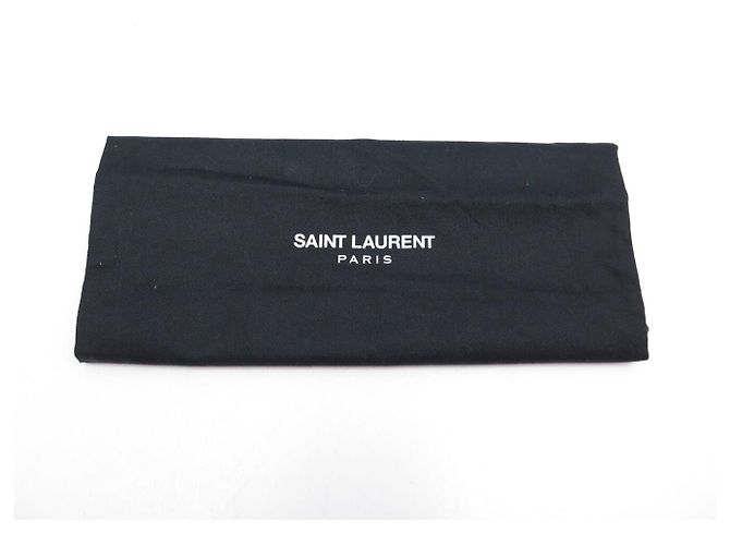 NUOVA POCHETTE DA VIAGGIO SAINT LAURENT 328559 CON ZIP PORTAFOGLI BORSA Grigio - vista 12
