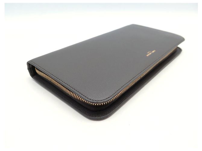 NUOVA POCHETTE DA VIAGGIO SAINT LAURENT 328559 CON ZIP PORTAFOGLI BORSA Grigio - vista 4