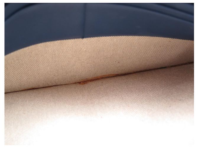 POCHETTE DA VIAGGIO DIANE VON FURSTENBERG IN PELLE BICOLOR BLUE - vista 10