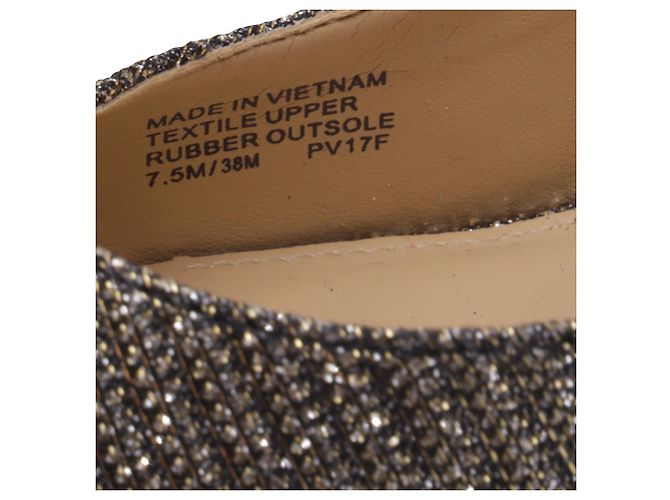 Michael Kors Décolleté D'Orsay a Punta Natalie in Glitter Argento - vista 8