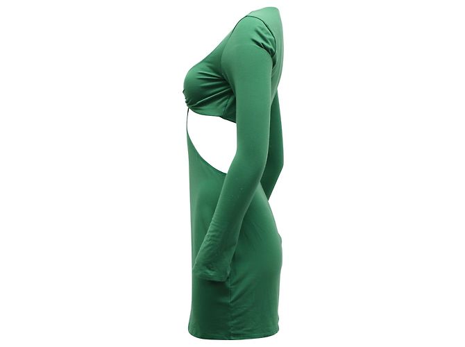 Vestido Mini Cutout Hale de Reformation en Lyocell Verde - vista 2