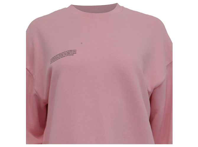 Autre Marque Sudadera de peso medio Pangaia en algodón orgánico rosa Castaño - vista 2