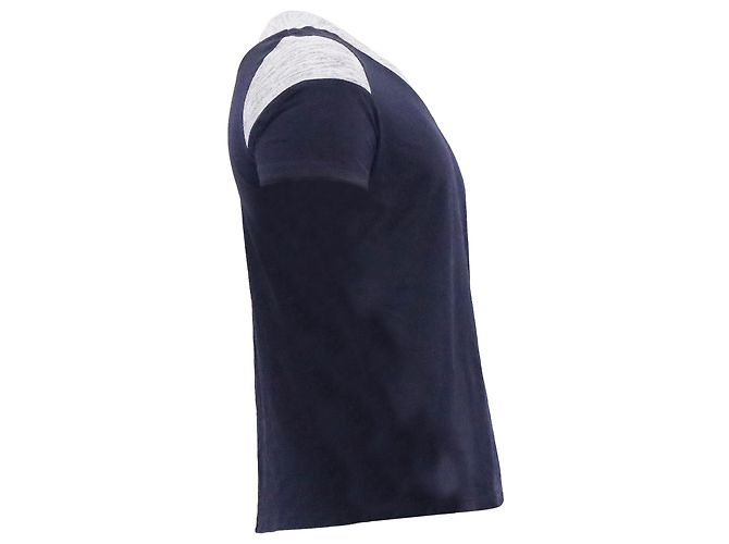 Hugo Boss Two-Toned T-shirt in Grey Cotton - view 3