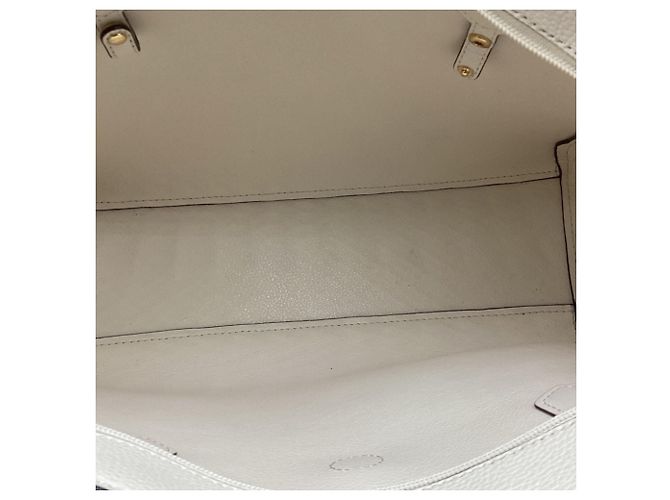 Borsa Tote 3 in 1 in pelle martellata bianca Michael Kors Maisie Large - vista 11
