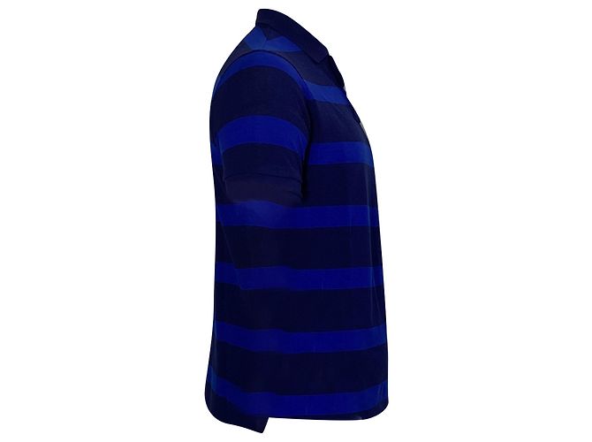 Polo Ralph Lauren Polo a Righe in Cotone Blu - vista 2