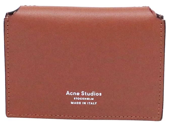 Bolsa de Ombro Mini Acne Studios em Couro Marrom - vista 7