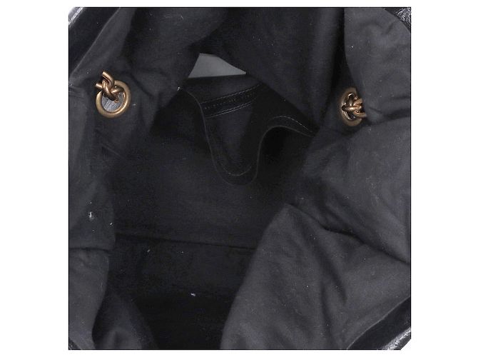 Everyday Borsa a Spalla Grande Monaco Chain Balenciaga in Pelle di Vitello Nera Nero - vista 7