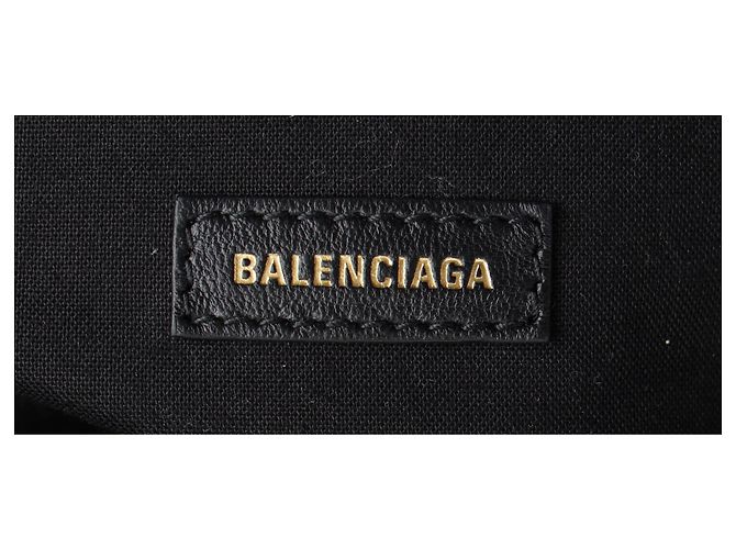 Everyday Borsa a Spalla Grande Monaco Chain Balenciaga in Pelle di Vitello Nera Nero - vista 9