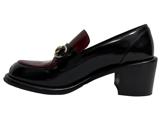 Mocassini Horsebit Gucci in pelle nera Nero - vista 4