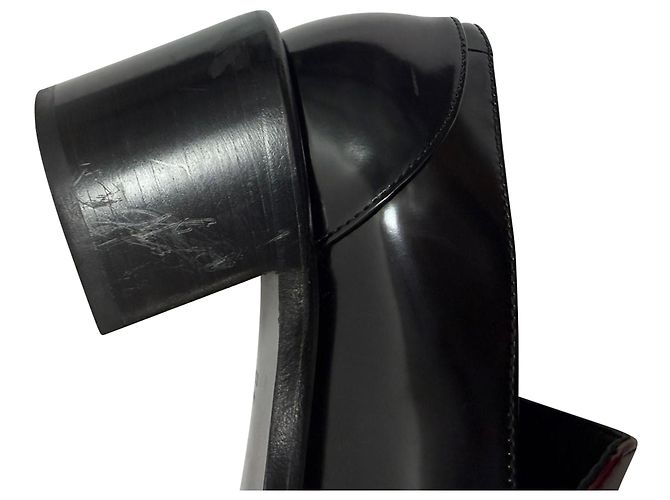 Mocassini Horsebit Gucci in pelle nera Nero - vista 7