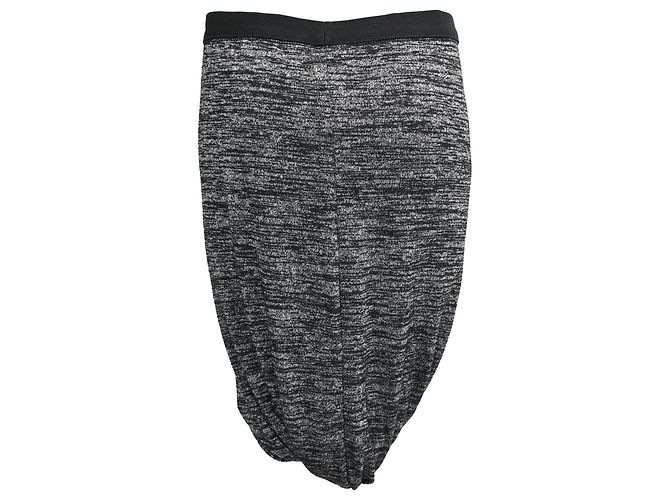 Falda Mini T Alexander Wang Torcida en Rayón Gris - vista 3