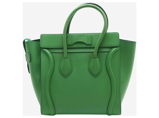 Luggage Céline Bolsa de micro equipaje verde - vista 2