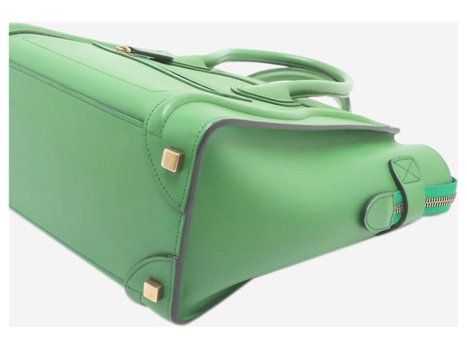 Luggage Céline Bolsa de micro equipaje verde - vista 3