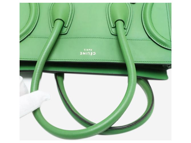 Luggage Céline Bolsa de micro equipaje verde - vista 5