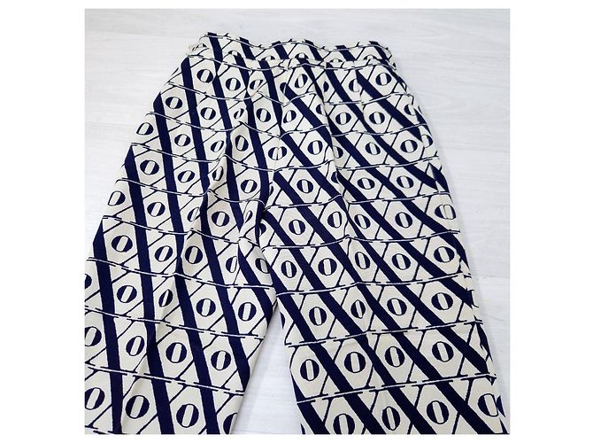 Moschino Cheap and Chic Freizeit-Hosen Blau Aus weiß - Ansicht 5