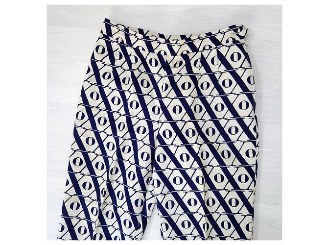 Moschino Cheap and Chic Freizeit-Hosen Blau Aus weiß - Ansicht 6
