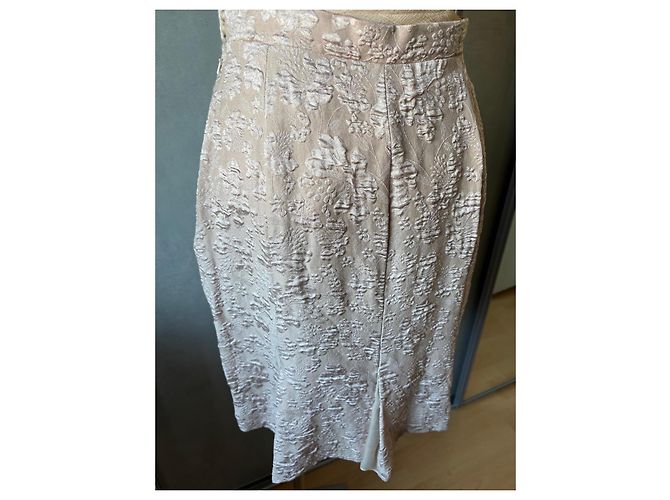 Abito in Pizzo e Seta Christian Dior Rosa - vista 7