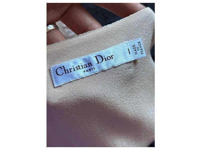 Abito in Pizzo e Seta Christian Dior Rosa - vista 9