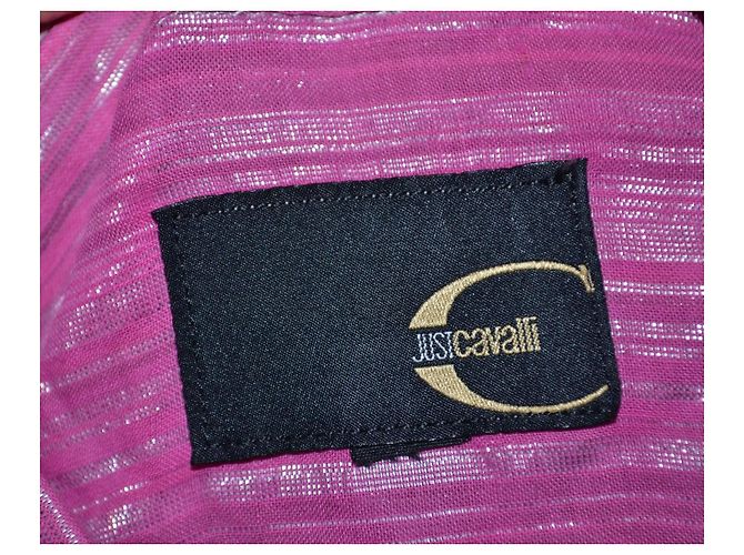 Camisa Just Cavalli de algodón rosa talla 44 IT - vista 6